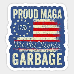 Proud Maga Garbage Sticker